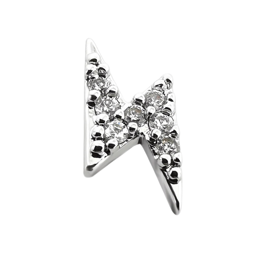 Lightning Rod Dermal Top Titanium 16g