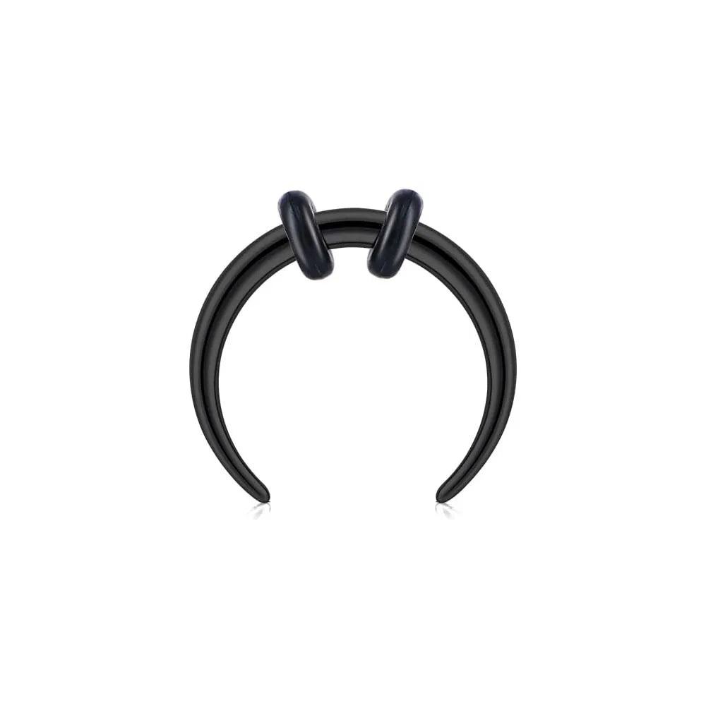 1pcs/4pcs Nose Septum Ear Rings Surgical Steel 8mm/10mm