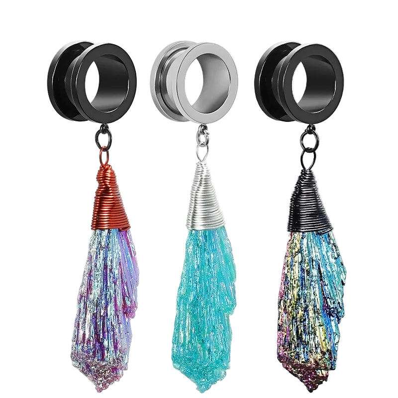 Crystal Dangle Tunnels 6-25mm