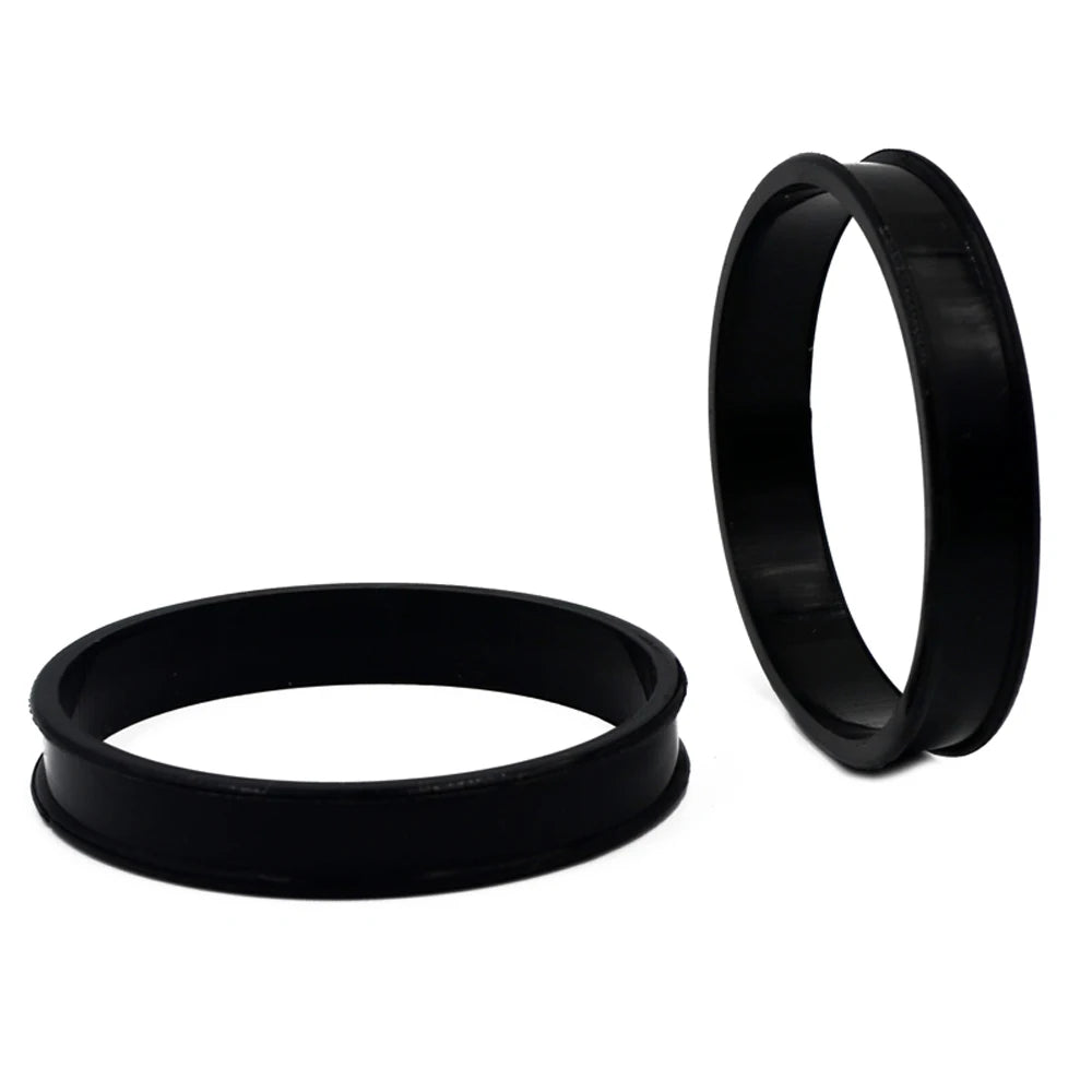 Large Sizes Black Thick Silicone Tunnels 3-76mm