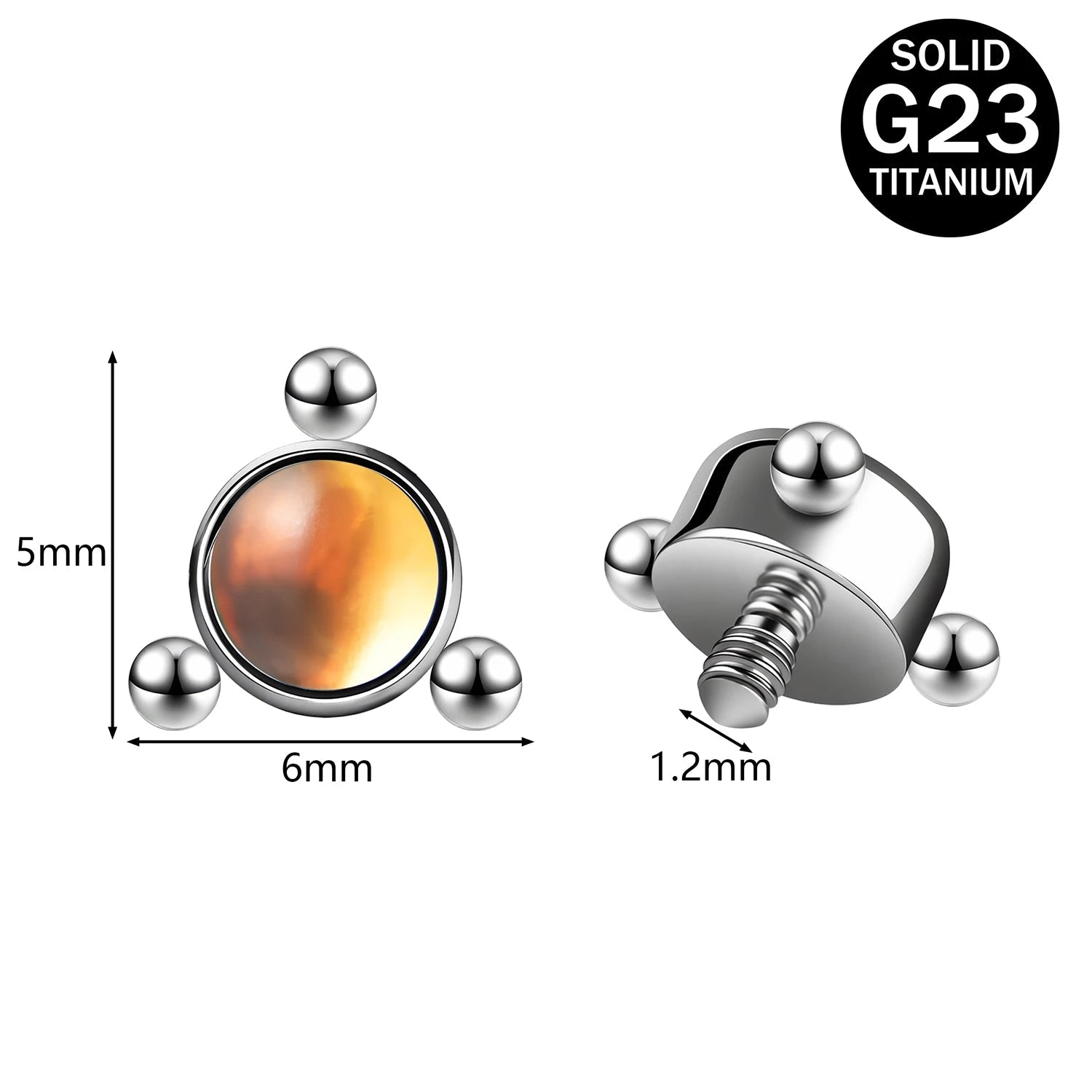 Titanium Micro Dermal Top 16g Multiple styles