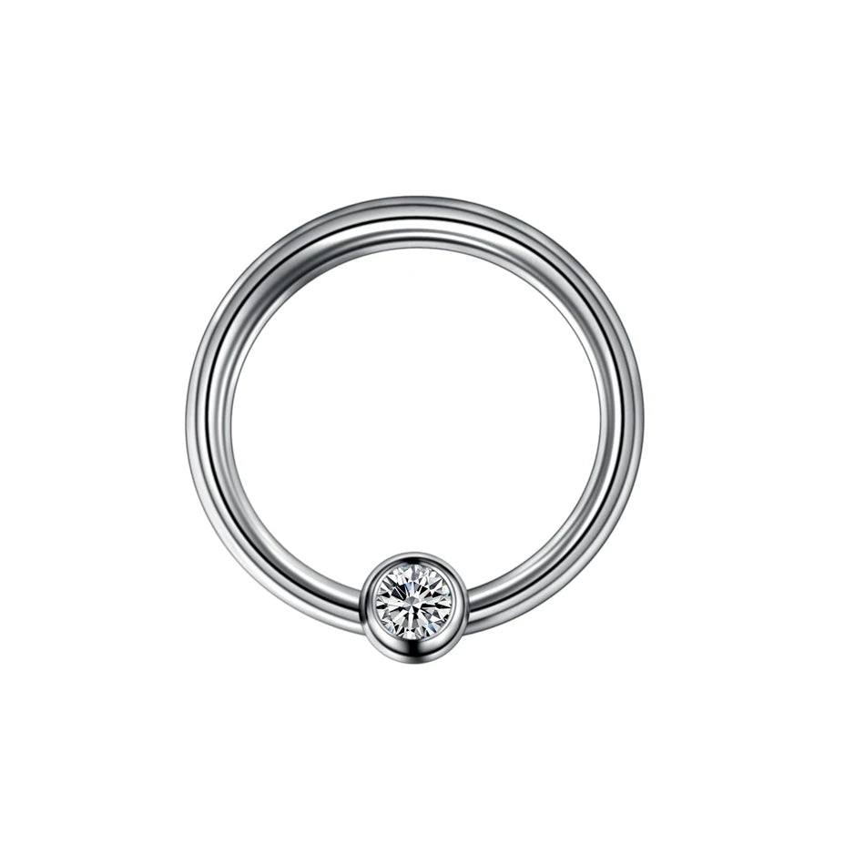 1PC Titanium Ball Closure Ring 16g