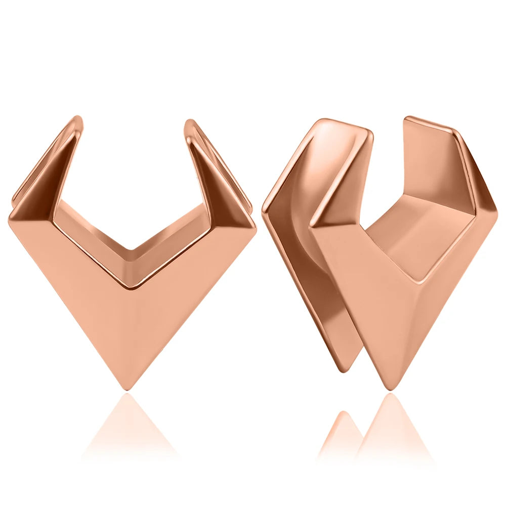 Geometry Saddle Ear Horseshoe Tunnel Plugz 8-25mm