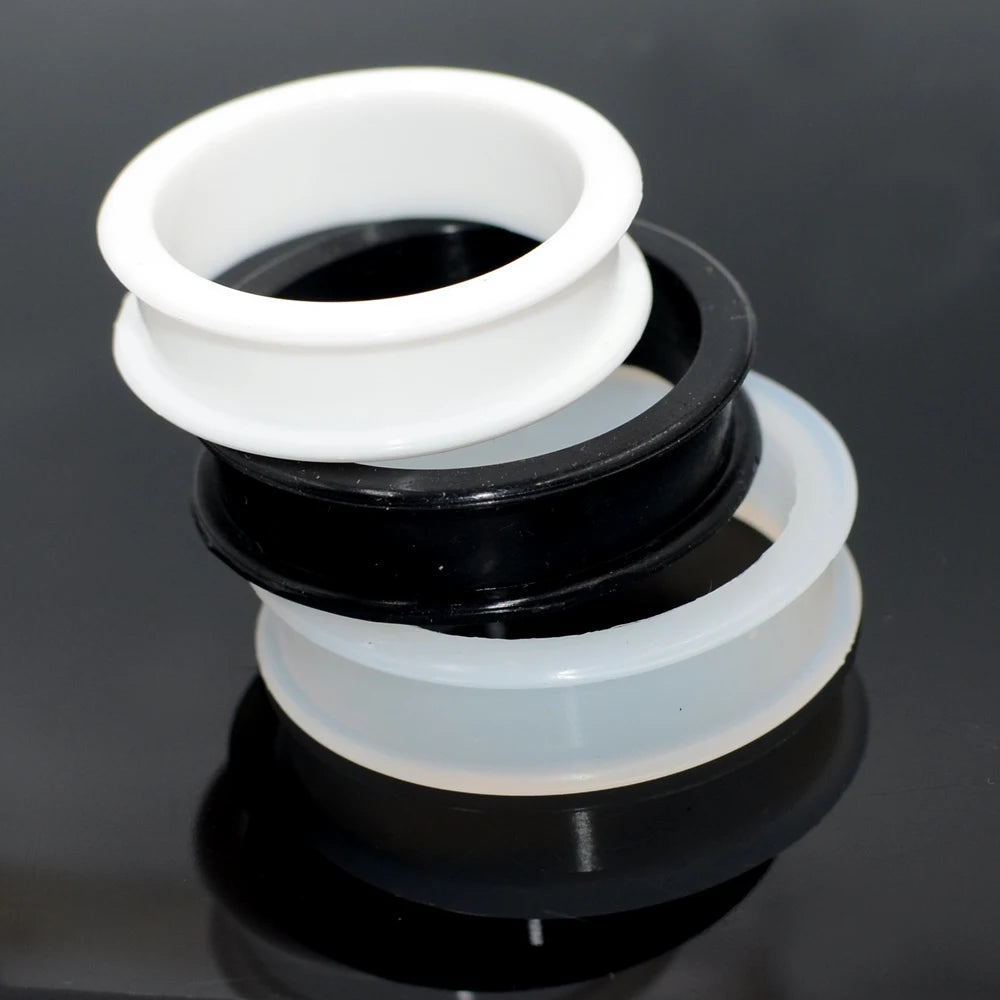 Large Sizes Silicone Double Flared Tunnels 10-76mm