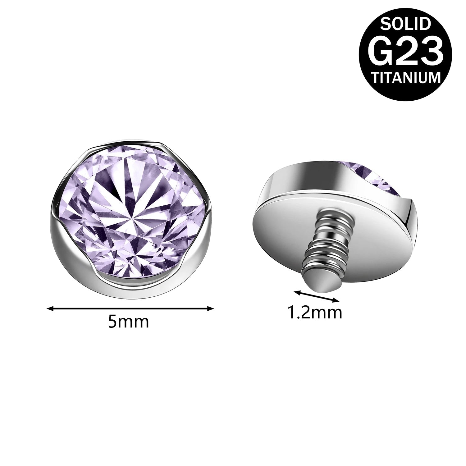 Titanium Micro Dermal Top 16g Multiple styles