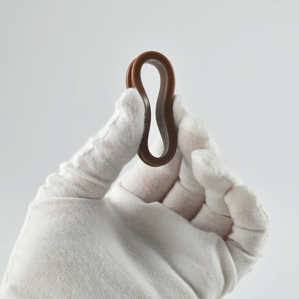 Large Size Dark Flesh-Colored Silicone Gauges Tunnels 3-76mm