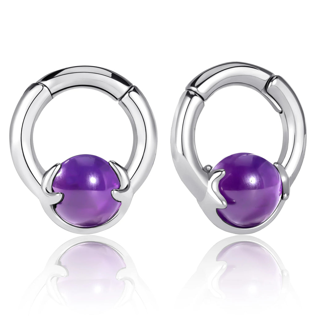 Purple Stone Bead Weights 5mm