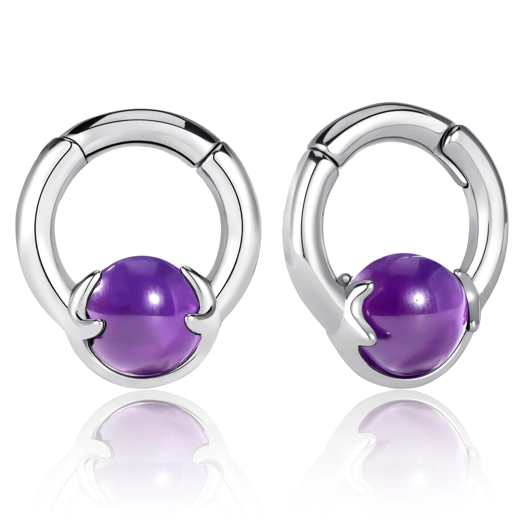 Purple Stone Bead Weights 5mm