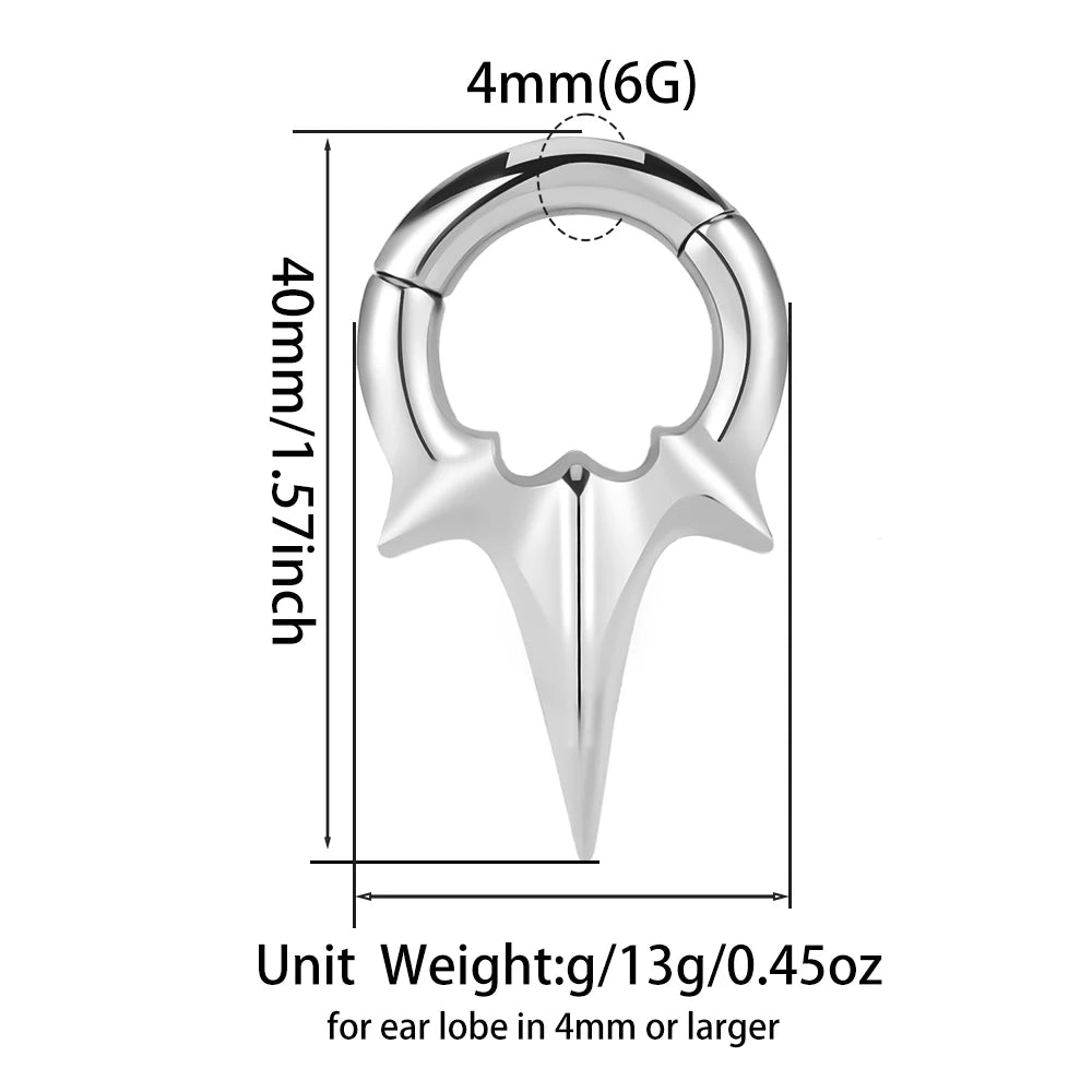 Spiked Claw Weights/Hangers 4mm