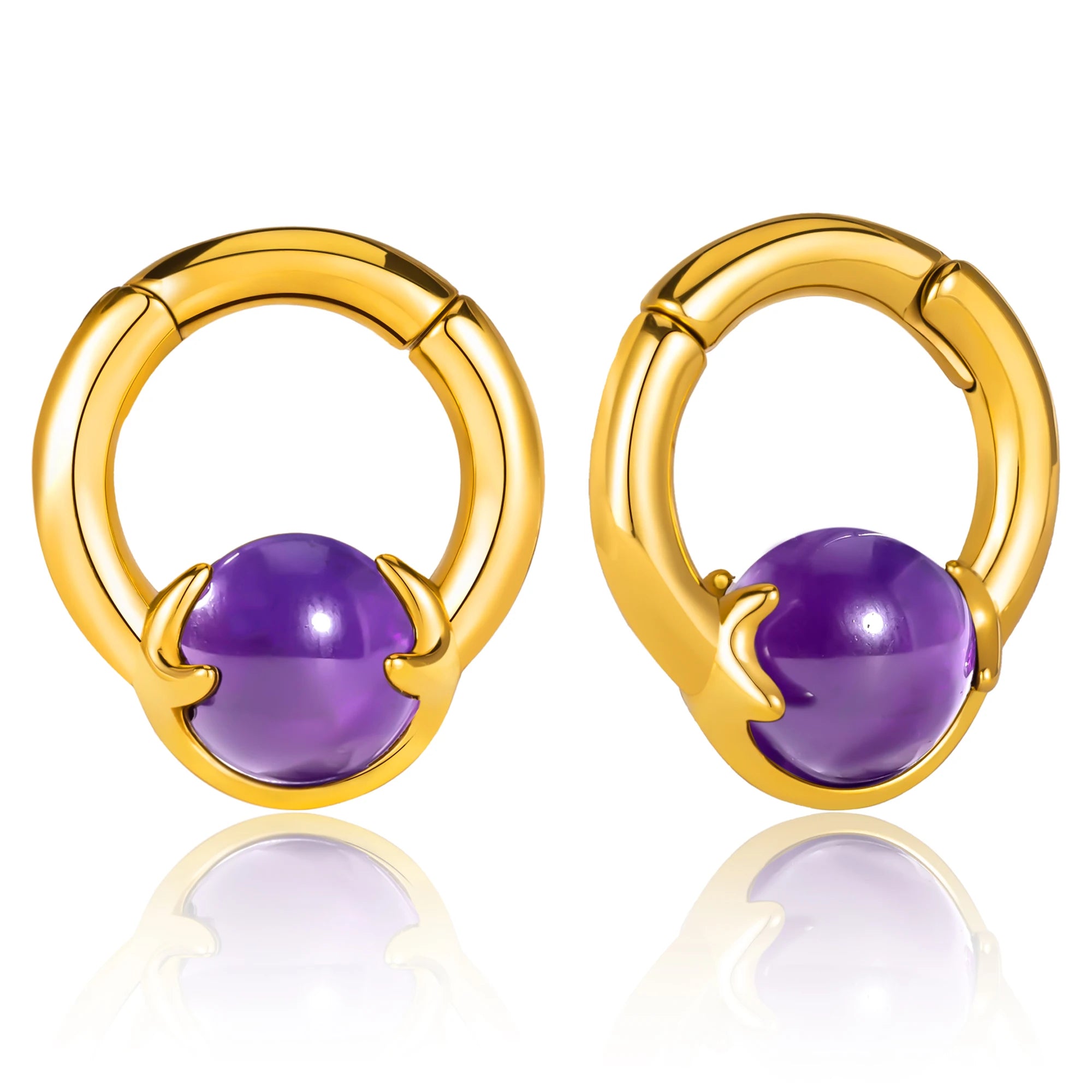 Purple Stone Bead Weights 5mm