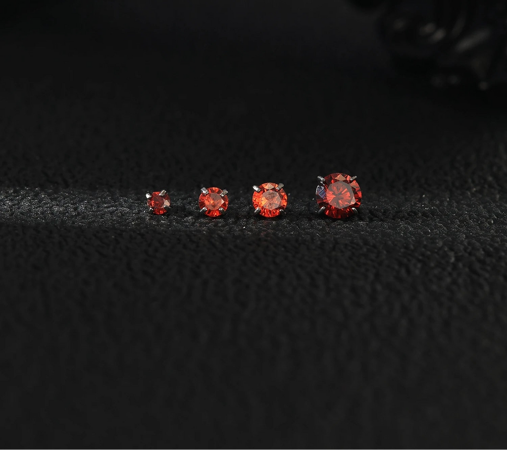 Titanium Labret, Medusa, Monroe Lip Stud 2-4MM (16/20g)