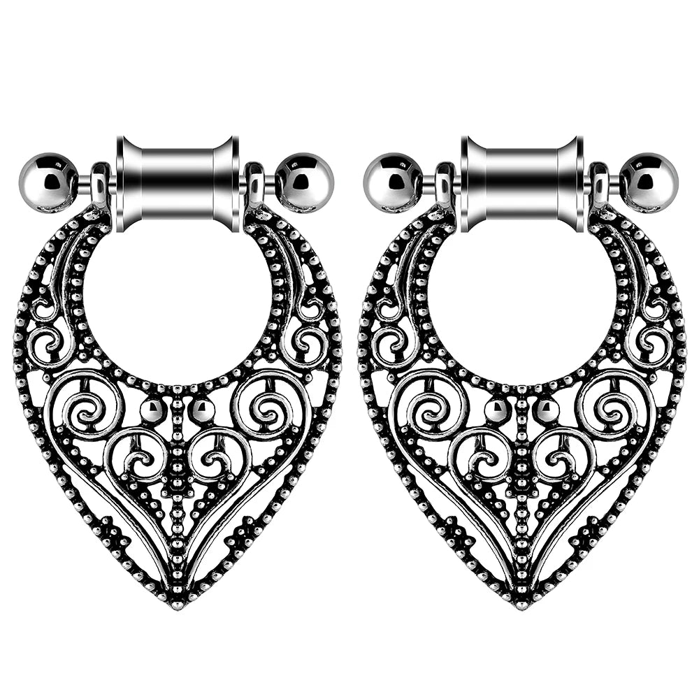 Boho Dangle Tunnels 4-30mm