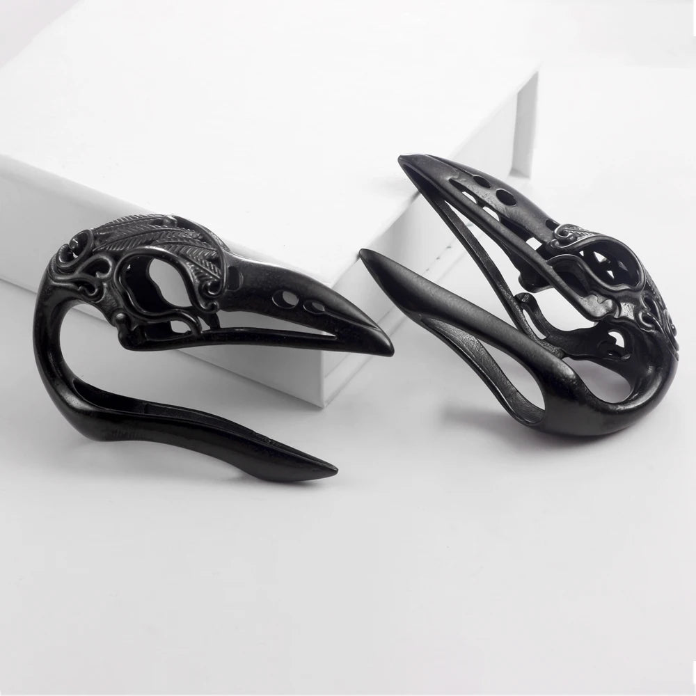 Bird Skull Weights Silver, Gold, Black 14mm