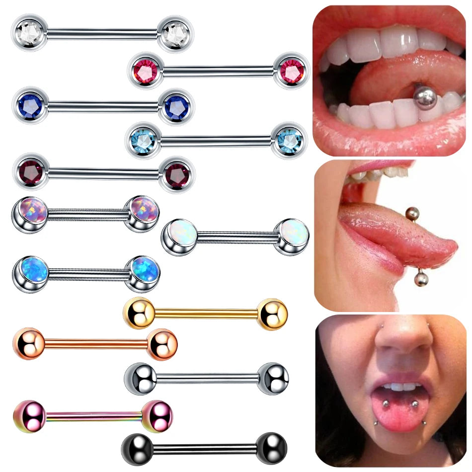 Nipple or Tounge Barbel 14G