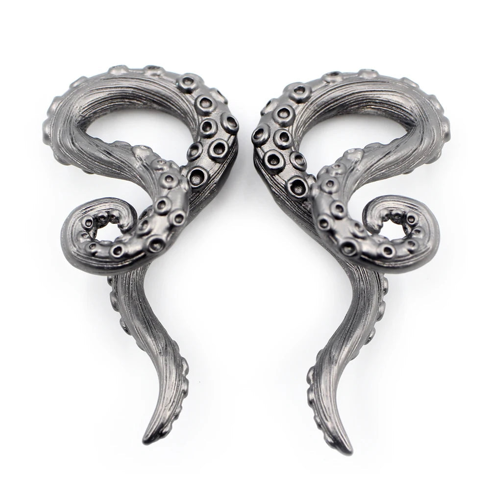 Black-Metal Octopus Weights Hangers 7mm