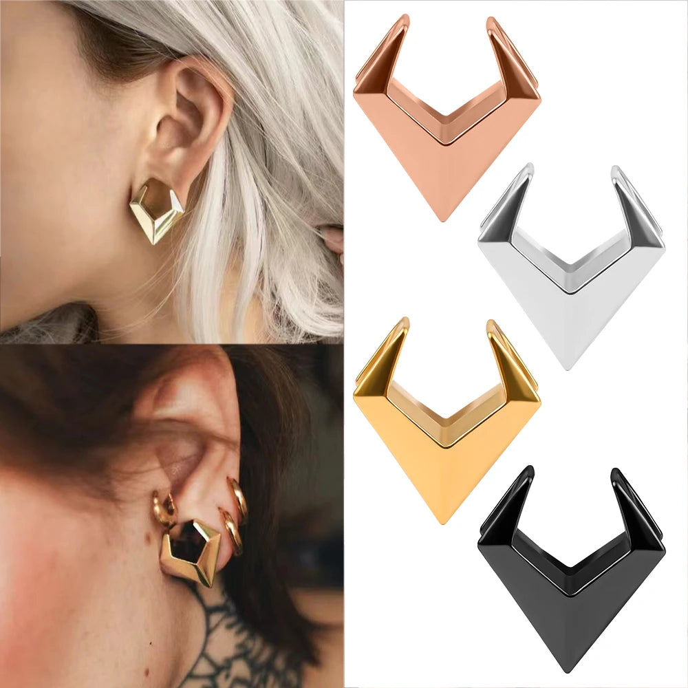 Geometry Saddle Ear Horseshoe Tunnel Plugz 8-25mm