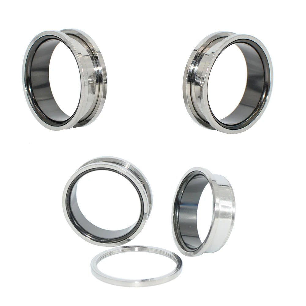 Dual Color Screw-On Threaded Tunnels 6-30mm