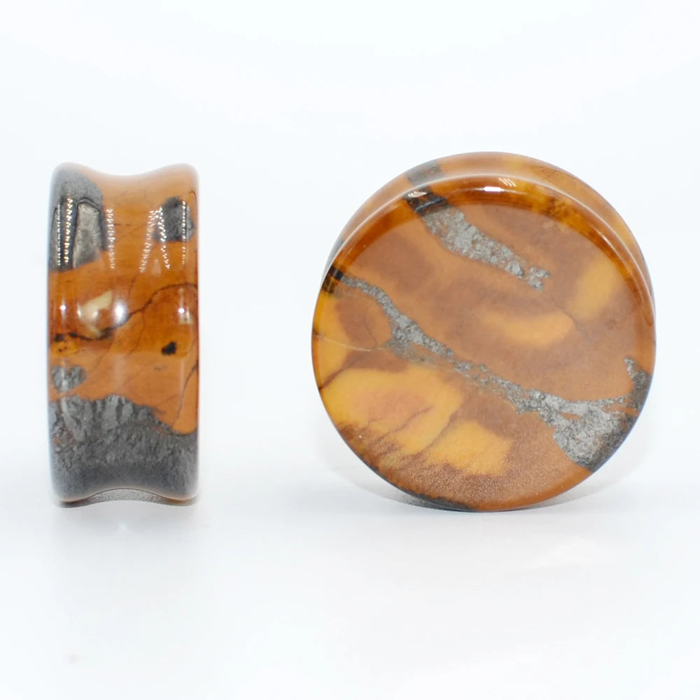 Natural Stone Plugz (Double Flared) 6-25mm