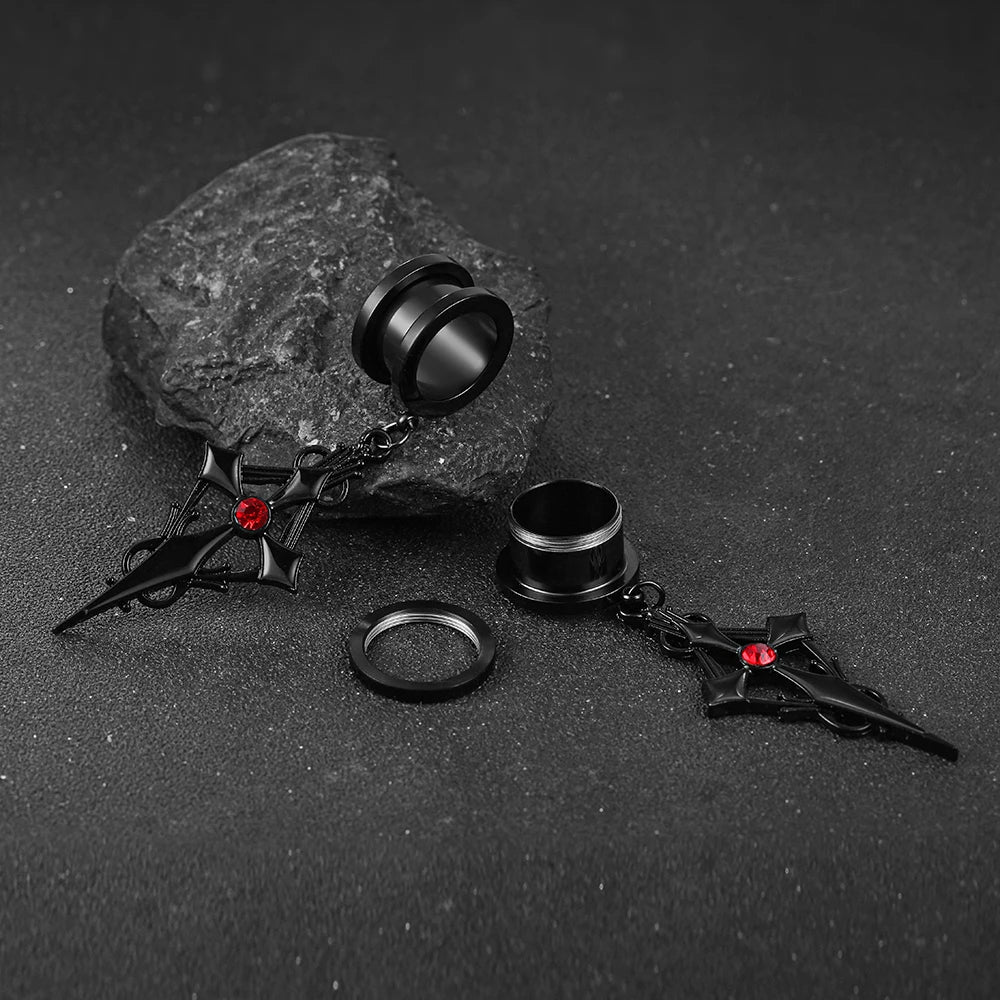 Unique Gothic Cross Tunnels 6-25mm