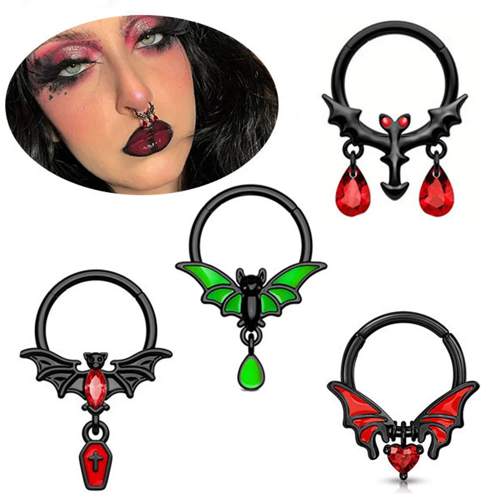Bat Septum Tragus Conch Piercing 16G