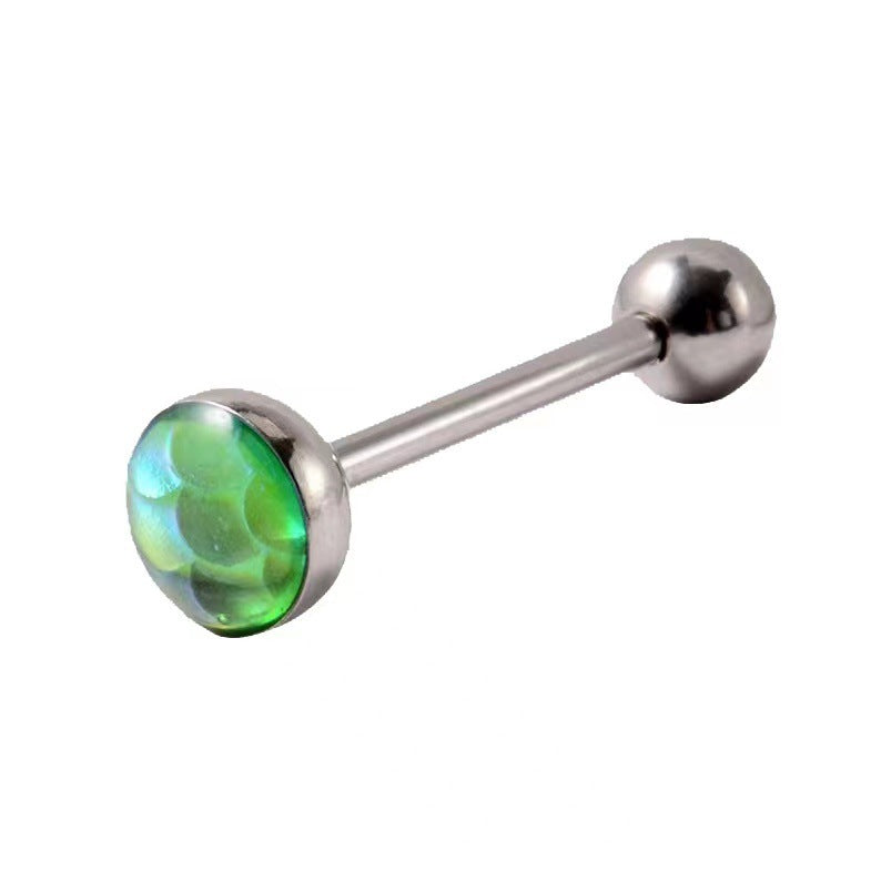 Mermaid Scale Gradient Tongue Barbell 14g