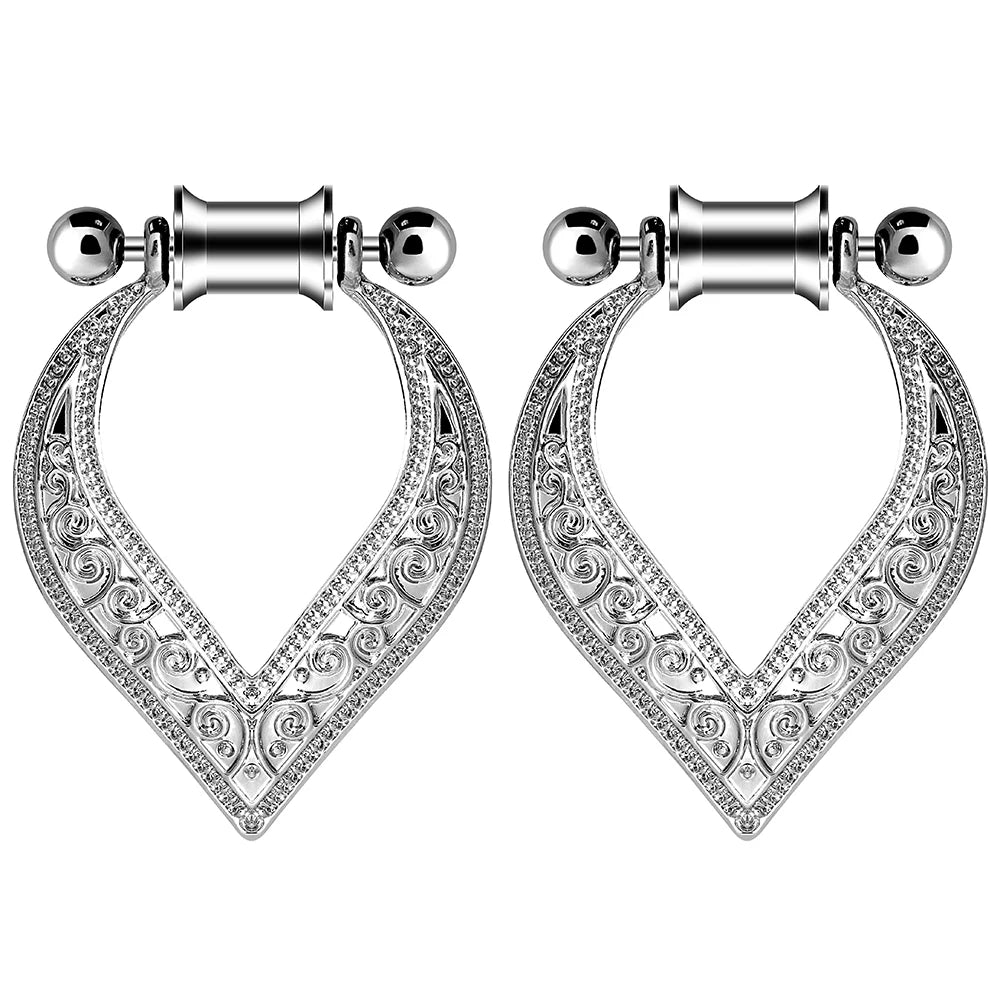 Boho Dangle Tunnels 4-30mm