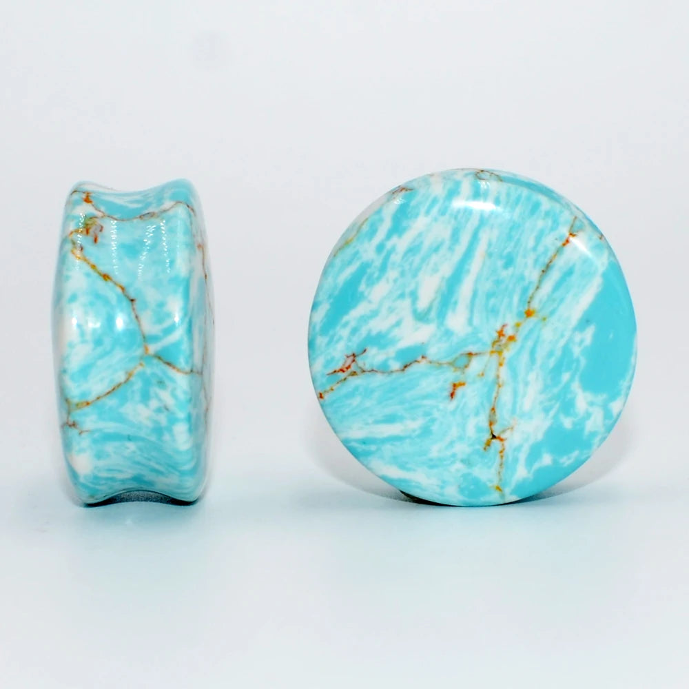 Natural Stone Plugz (Double Flared) 6-25mm