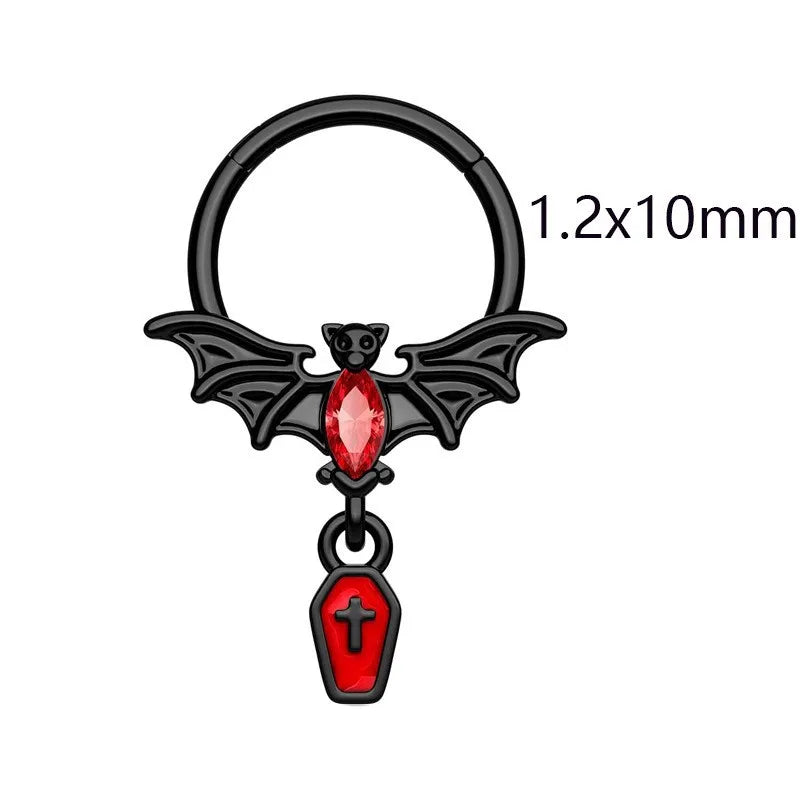 Bat Septum Tragus Conch Piercing 16G