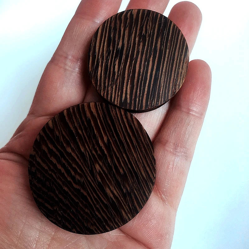 Large Size Plugz Natural Wood Hand Made 30-100mm