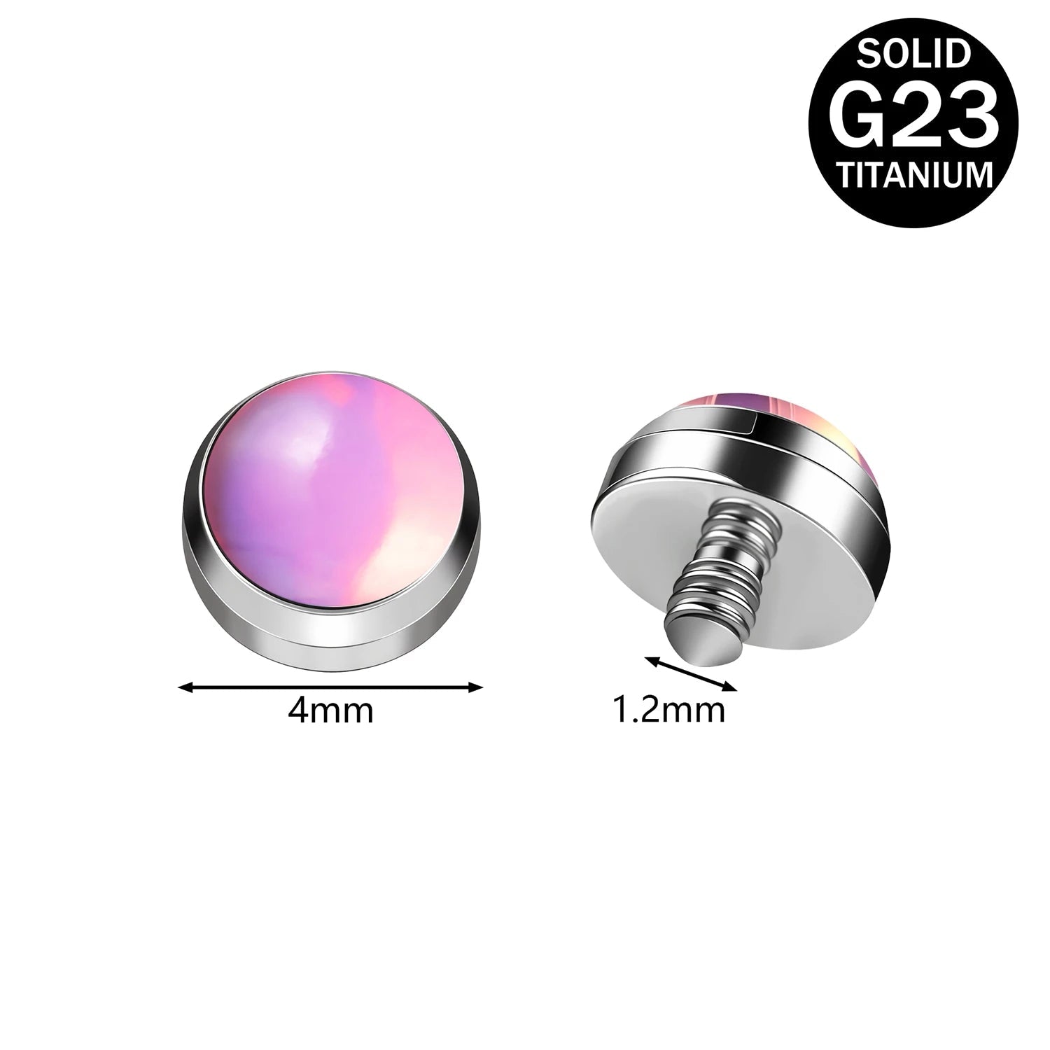 Titanium Micro Dermal Top 16g Multiple styles