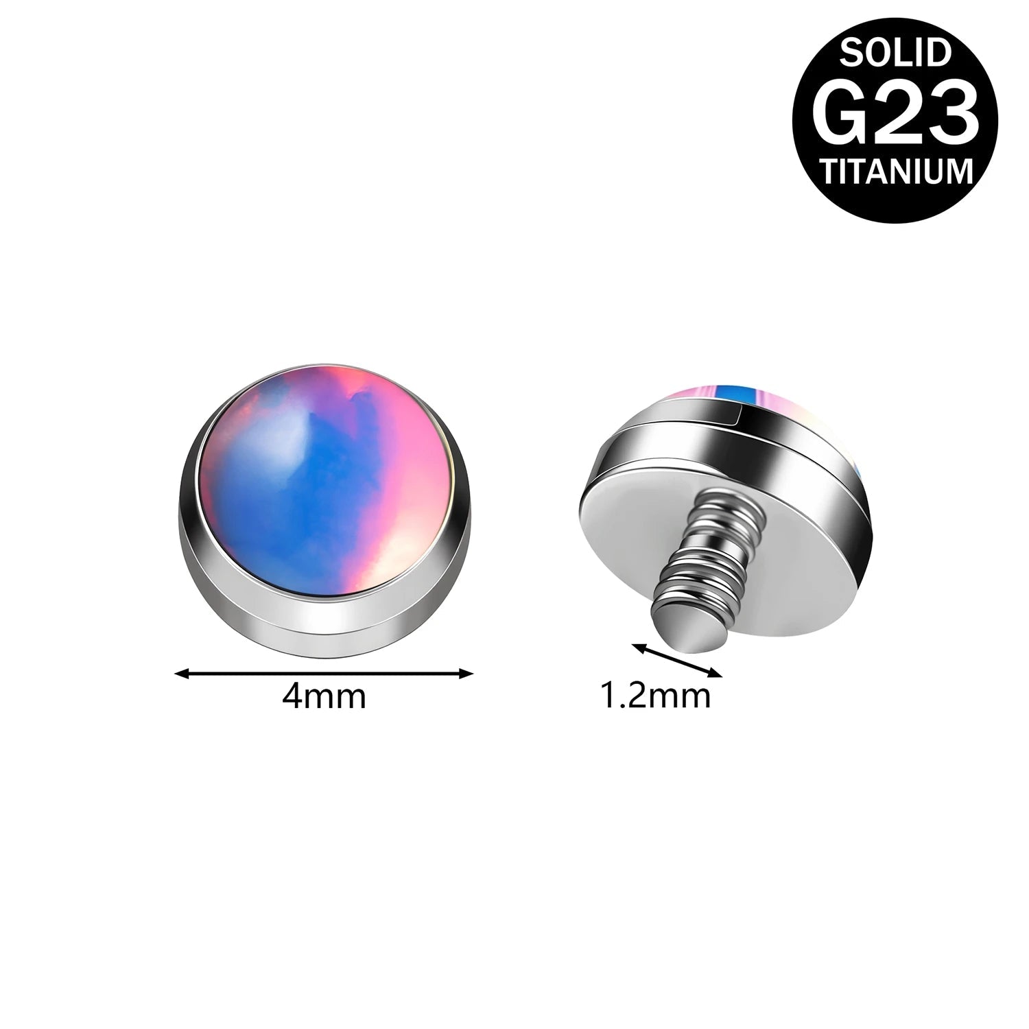 Titanium Micro Dermal Top 16g Multiple styles