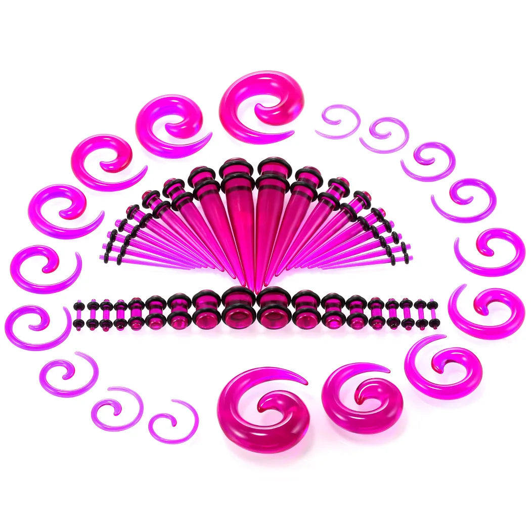 54pcs/set Tapers Stretching Starter Kit 1.6mm-10mm