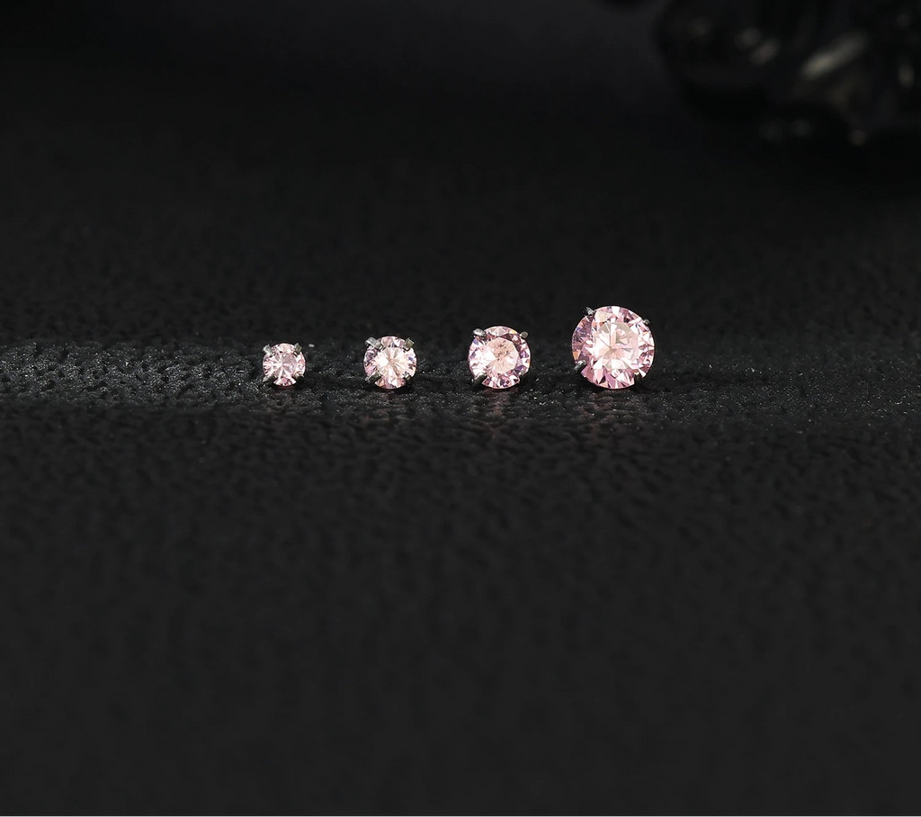 Titanium Labret, Medusa, Monroe Lip Stud 2-4MM (16/20g)