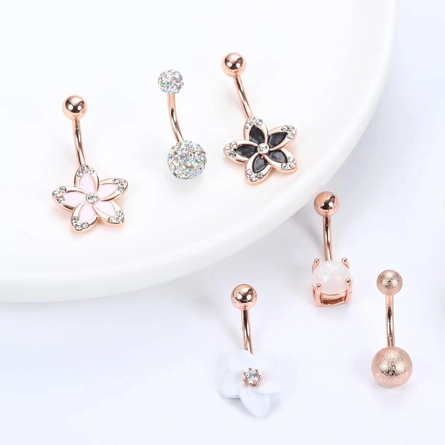 Surgical Stainless Steel Belly Button Ring