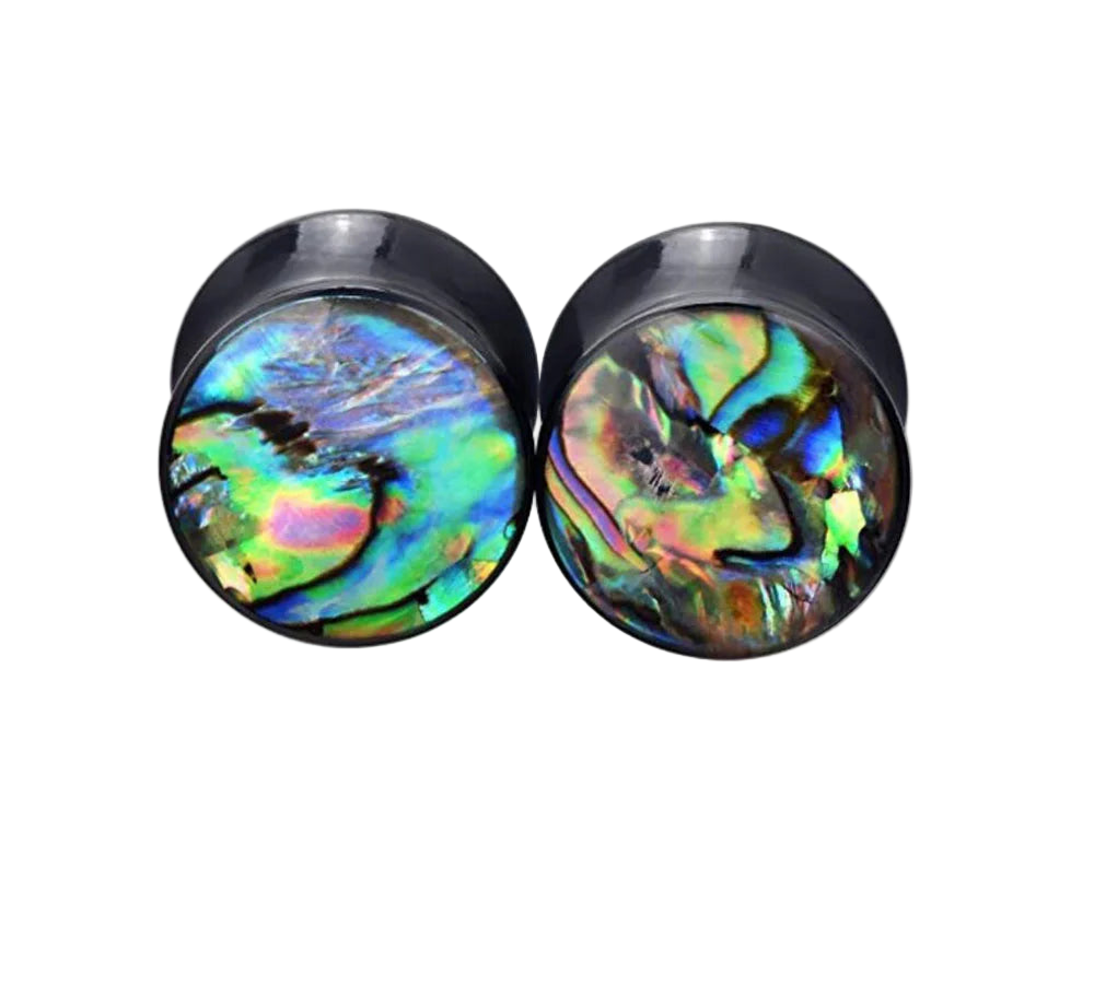 Abalone Shell Plugz 8-25mm