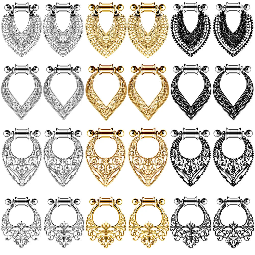 Boho Dangle Tunnels 4-30mm