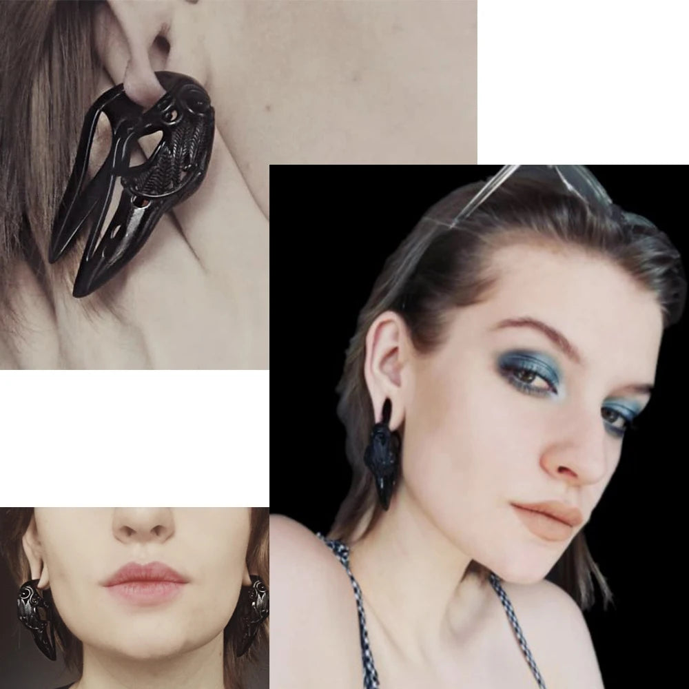 Bird Skull Weights Silver, Gold, Black 14mm