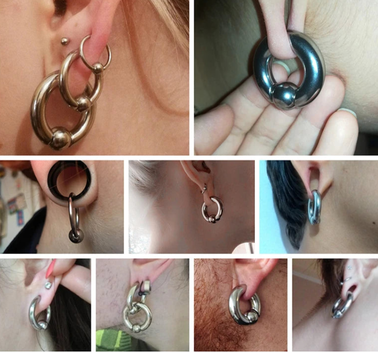Ring Weight Gauge Septum Prince Albert 3-10mm