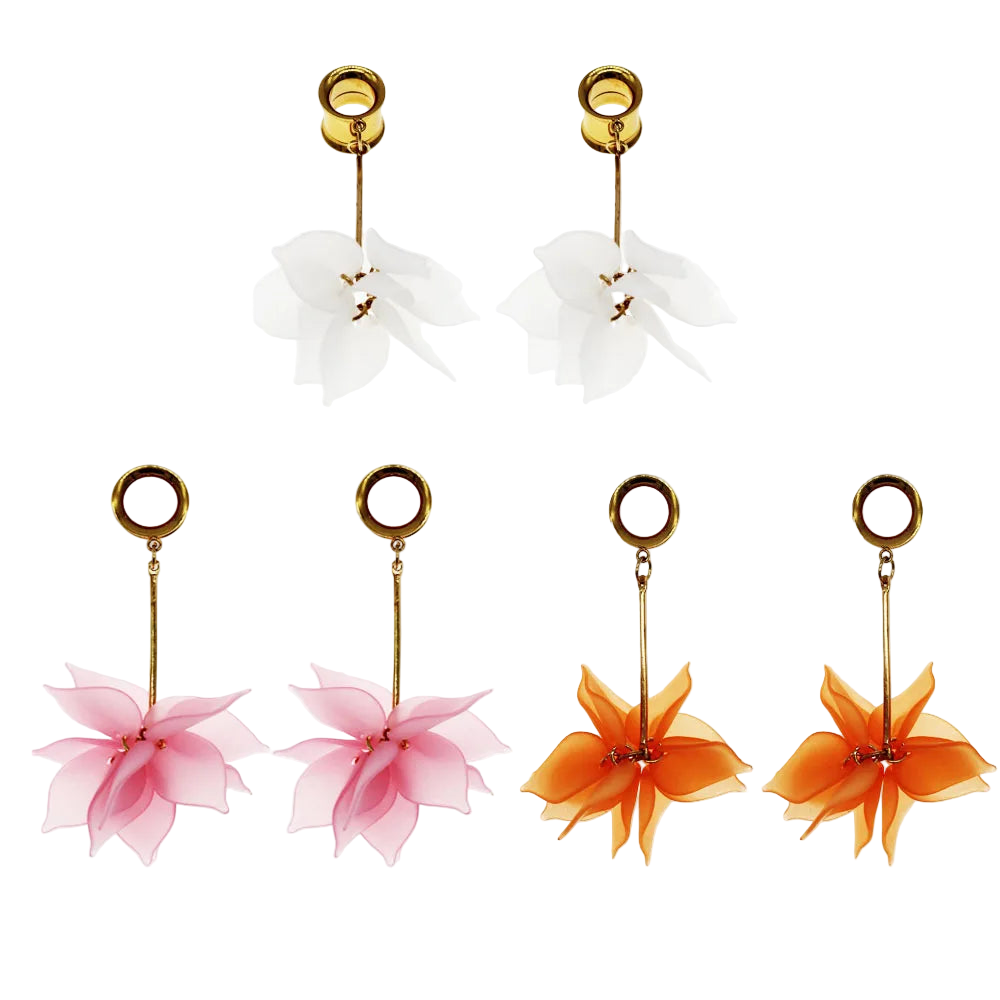 Auricle Petal Dangle Tunnels 6-25mm
