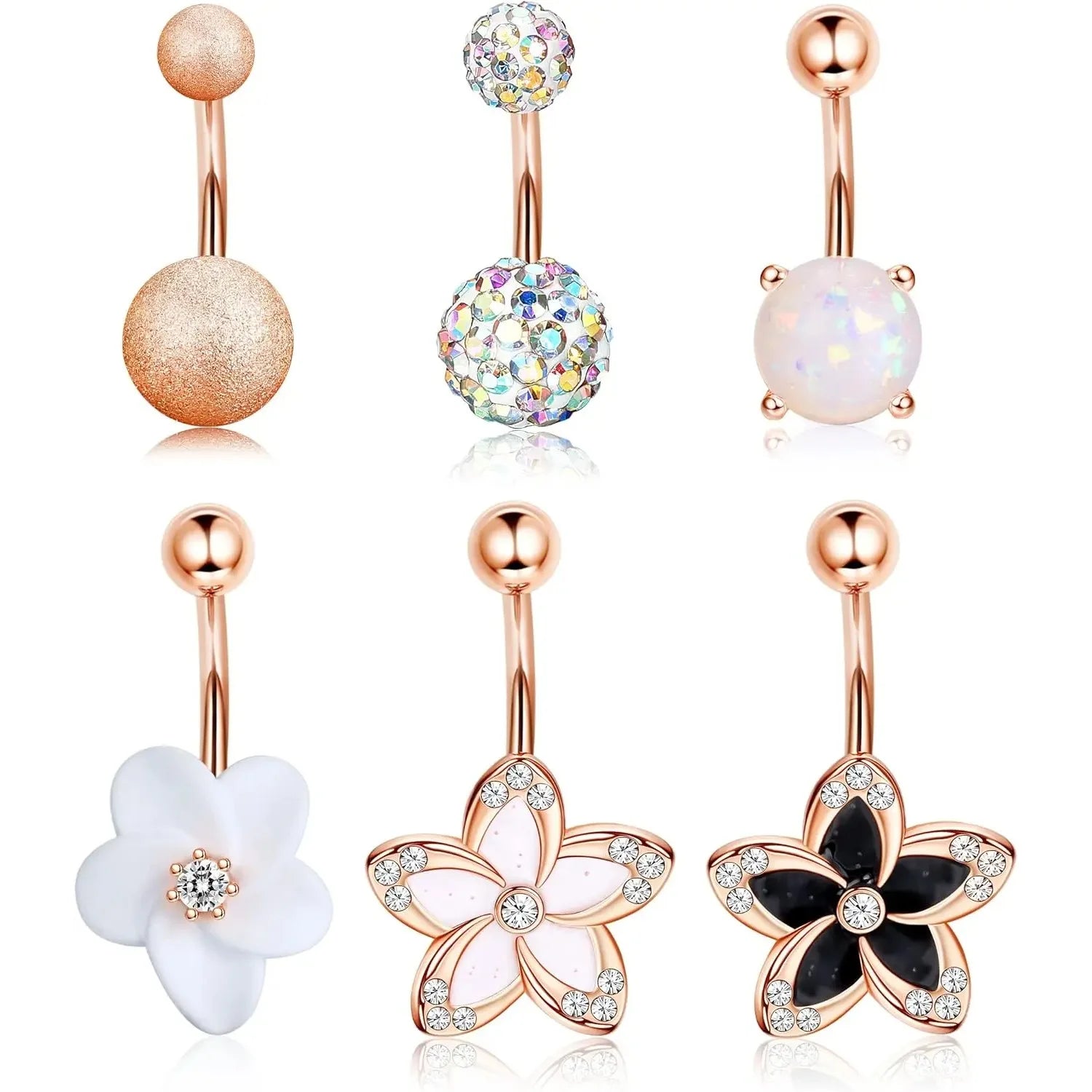 Surgical Stainless Steel Belly Button Ring