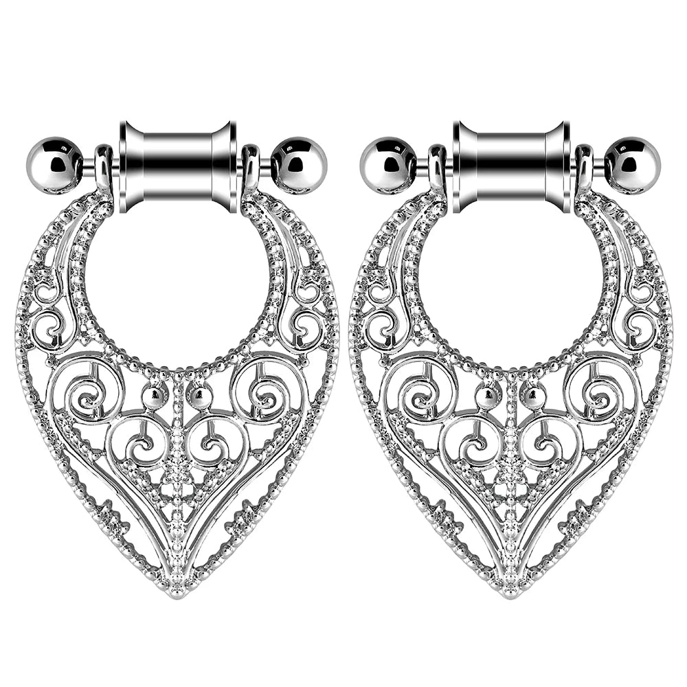 Boho Dangle Tunnels 4-30mm