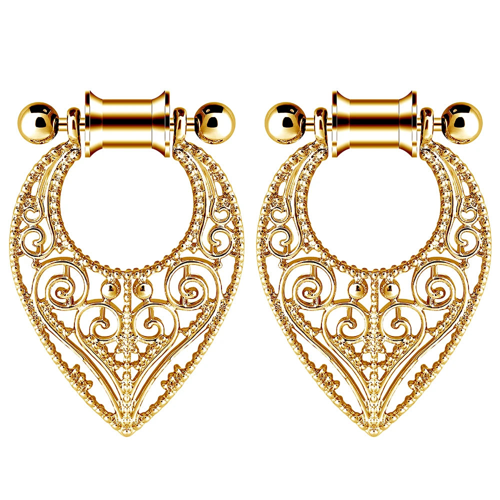 Boho Dangle Tunnels 4-30mm