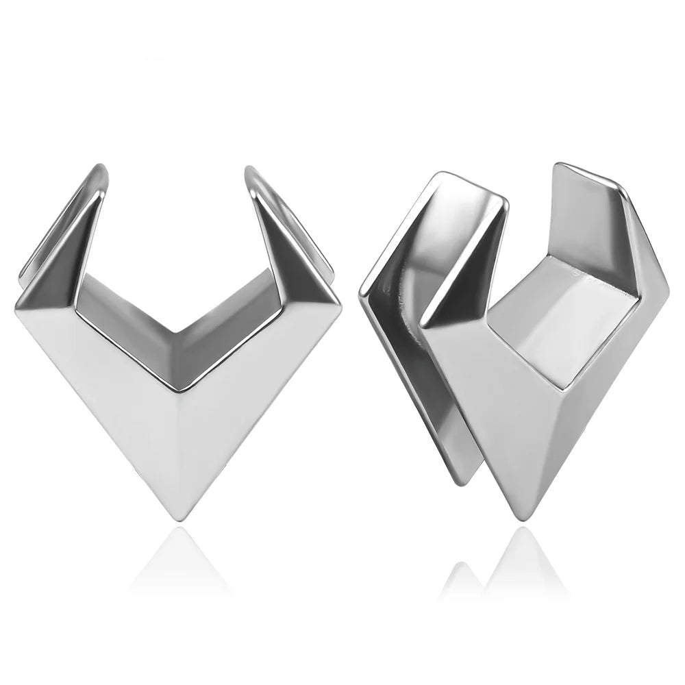 Geometry Saddle Ear Horseshoe Tunnel Plugz 8-25mm