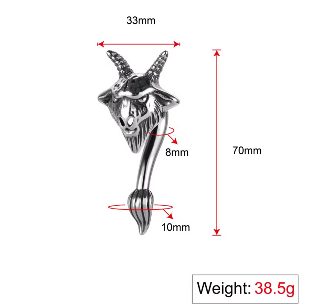 Goat Head Weights/Hangers 8mm