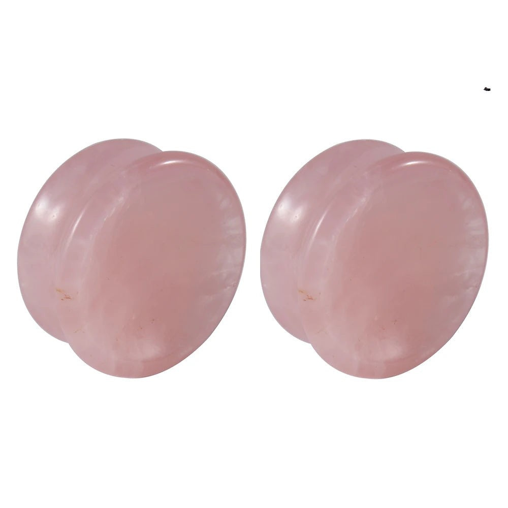 Natural Stone Double Flare Concave Plugz 6-25mm