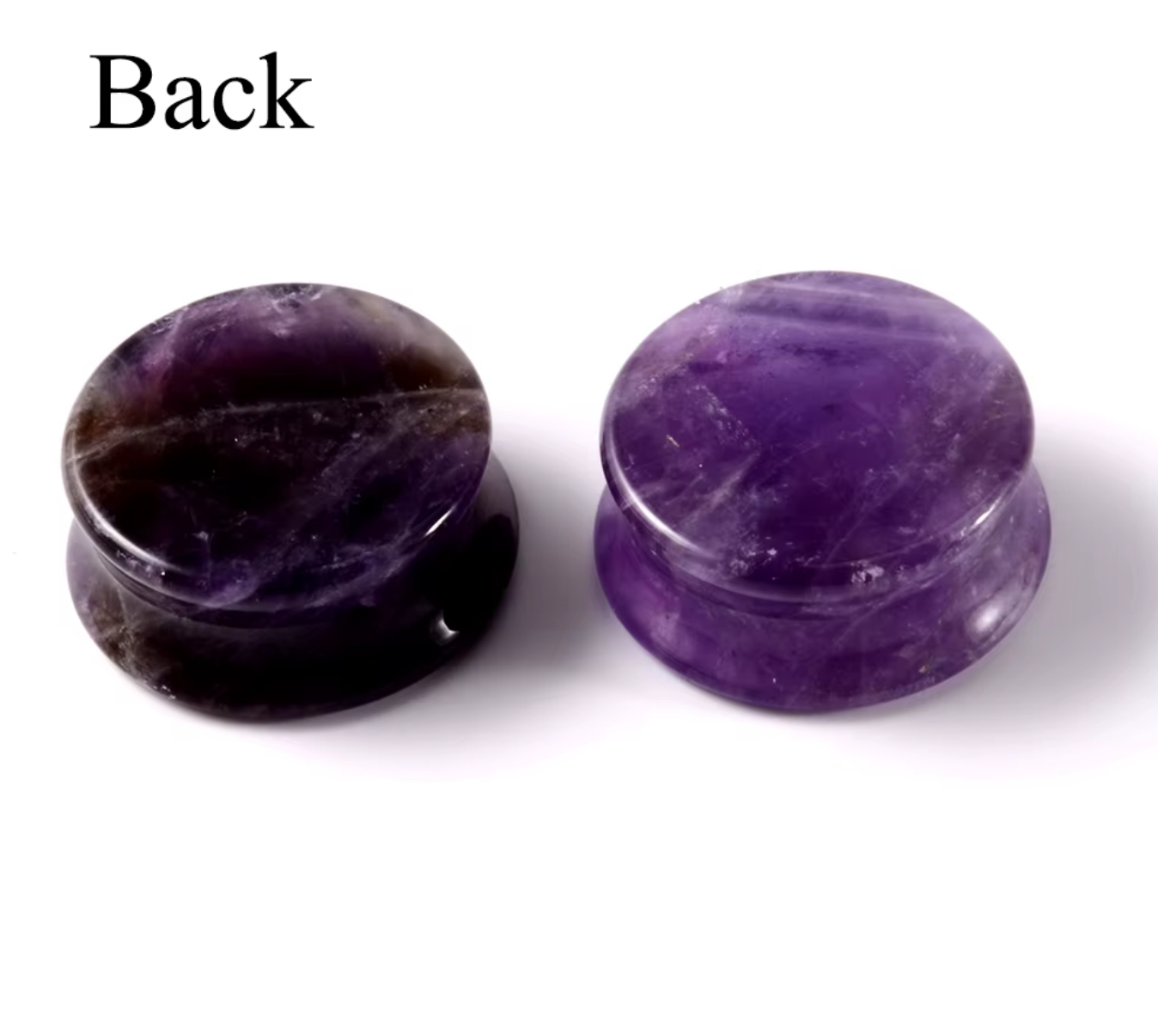 Natural Stone Double Flare Concave Plugz 6-25mm