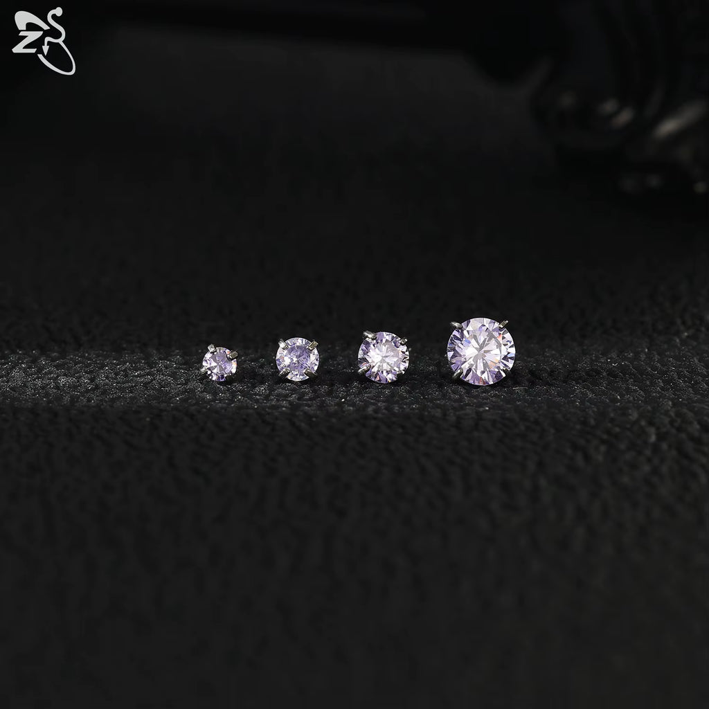 Titanium Labret, Medusa, Monroe Lip Stud 2-4MM (16/20g)