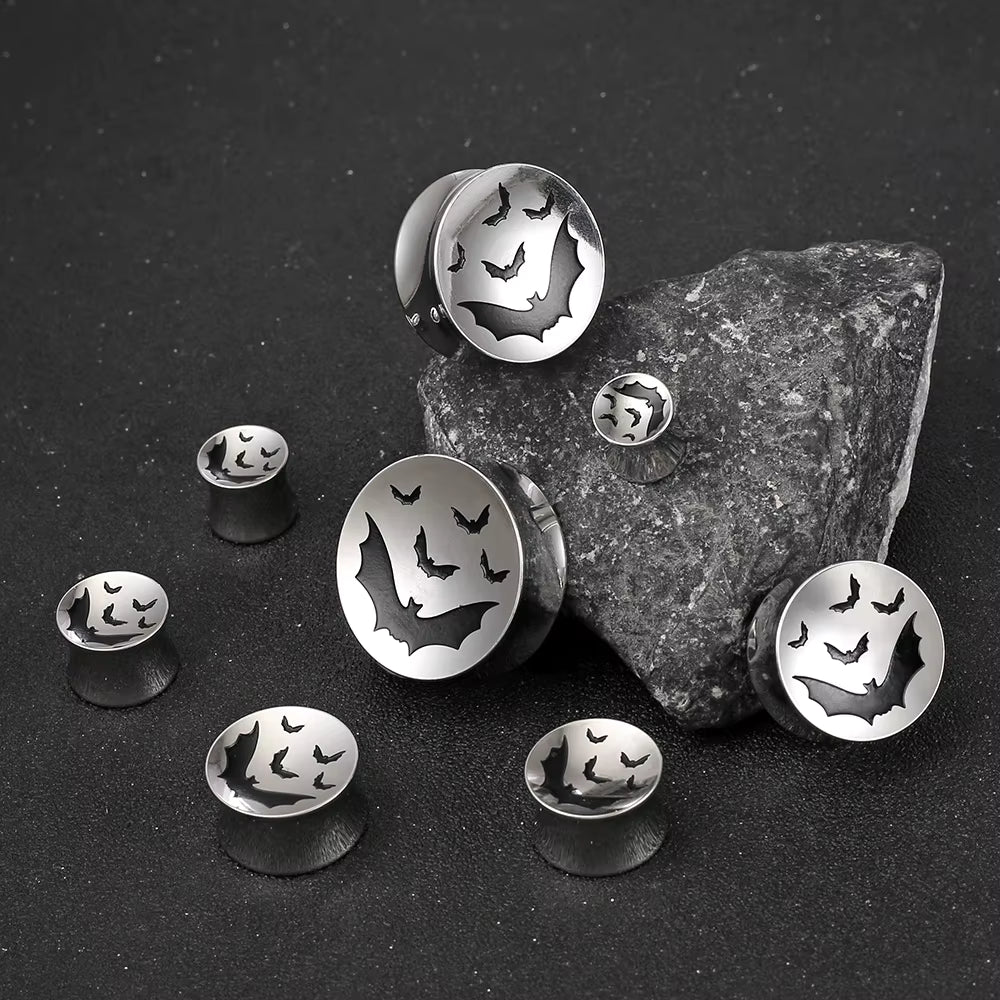 Bat Surgical Steel Plugs 8-25mm