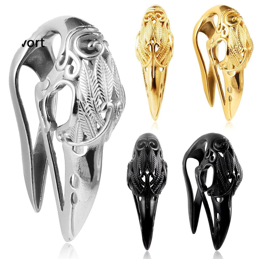 Bird Skull Weights Silver, Gold, Black 14mm
