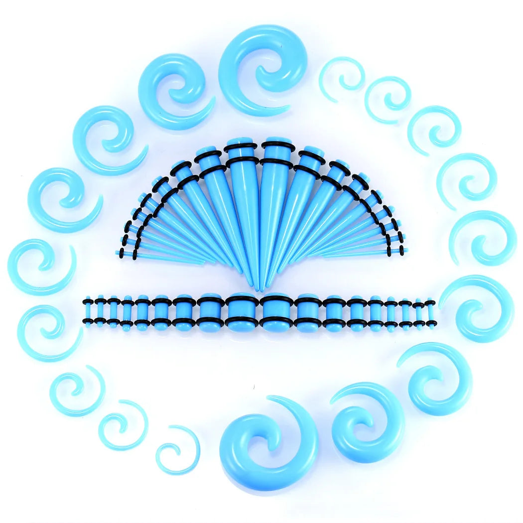 54pcs/set Tapers Stretching Starter Kit 1.6mm-10mm